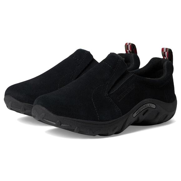Merrell Jungle Moc Shoes Mens‎ 9 Suede Slip On Comfort J60825 Black Midnight